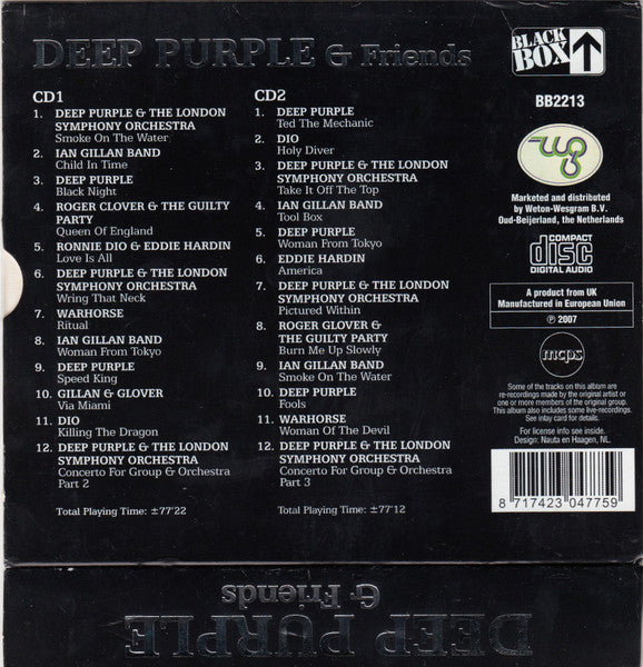 Various : Deep Purple & Friends (Child In Time) (2xCD, Comp, Fat)