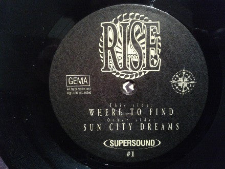 Rise (8) : Where To Find (7", Single)