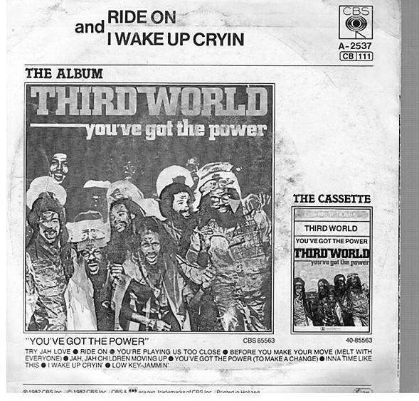 Third World : Ride On (7", Single)