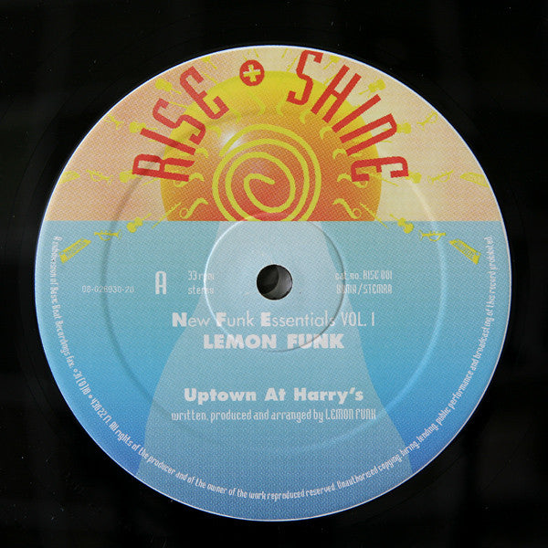 Lemon Funk : New Funk Essentials Vol. 1 (12")