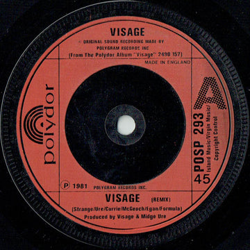 Visage : Visage (7", Red)