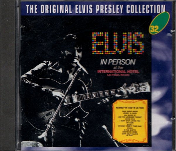 Elvis Presley : Elvis In Person At The International Hotel (CD, Album, RE)