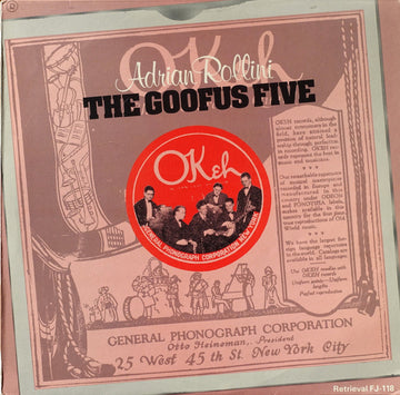 Adrian Rollini - The Goofus Five : 1924-1925 (LP, Comp)