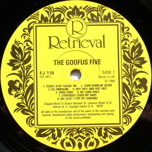 Adrian Rollini - The Goofus Five : 1924-1925 (LP, Comp)
