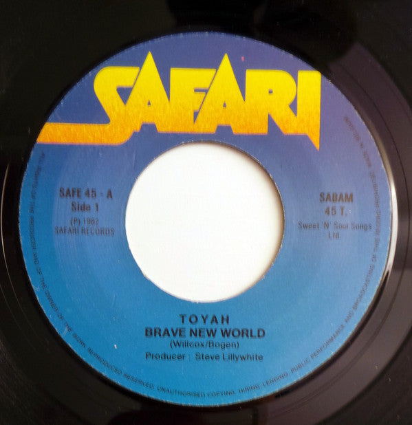 Toyah (3) : Brave New World (7", Single)