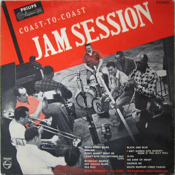 Eddie Condon And His All-Stars / The Rampart Street Paraders : Jam Session Coast-to-coast (LP, Album)