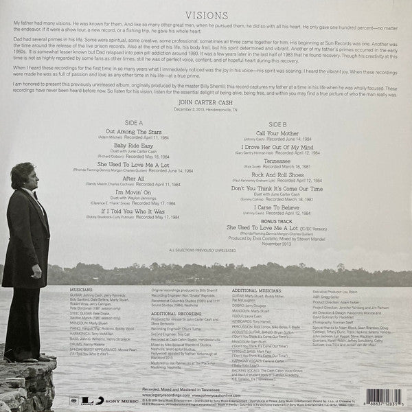 Johnny Cash : Out Among The Stars (LP, Album, 180)