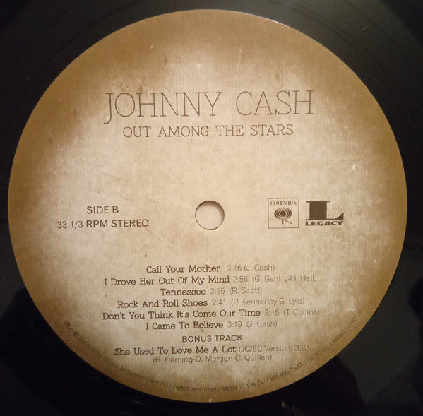 Johnny Cash : Out Among The Stars (LP, Album, 180)