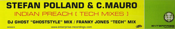 Stefan Polland & Crisci Mauro : Indian Preach (Tech Mixes) (12")