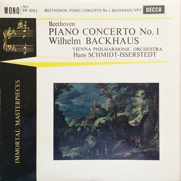 Ludwig van Beethoven – Wilhelm Backhaus, Wiener Philharmoniker, Hans Schmidt-Isserstedt : Piano Concerto No. 1 (10", Mono, RE)