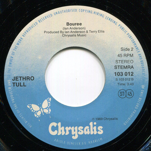 Jethro Tull : Locomotive Breath / Bouree (7", Single)