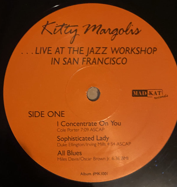 Kitty Margolis : Live At The Jazz Workshop In San Francisco (LP)
