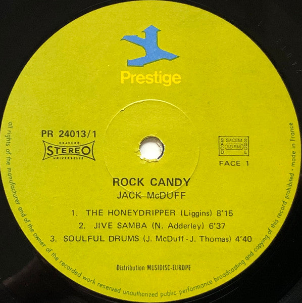 Brother Jack McDuff : Rock Candy (2xLP, Comp, Gat)