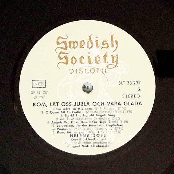 Helena Döse : Kom, Låt Oss Jubla Och Vara Glada (LP, Album)
