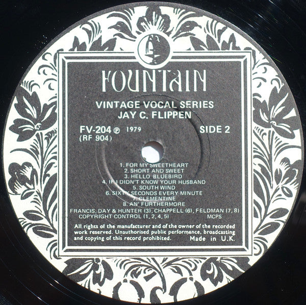 Jay C. Flippen : Jay C. Flippen & His Gang 1926-27 (LP, Comp)