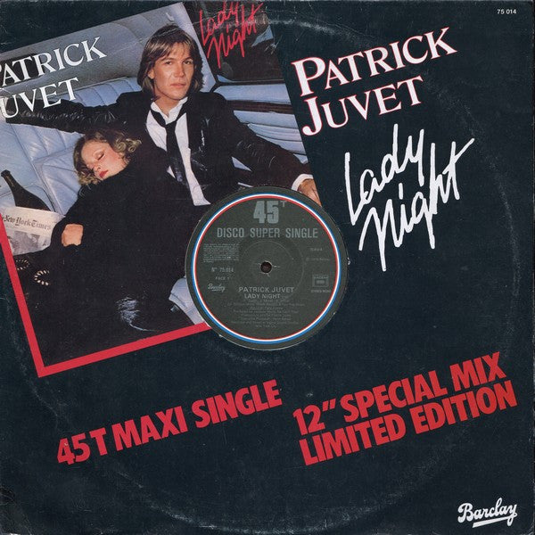 Patrick Juvet : Lady Night / Viva California (12", Maxi, Ltd)