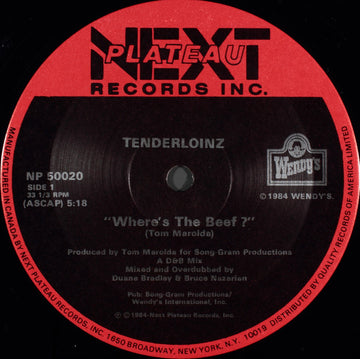 Tenderloinz : Where's The Beef ? (12")