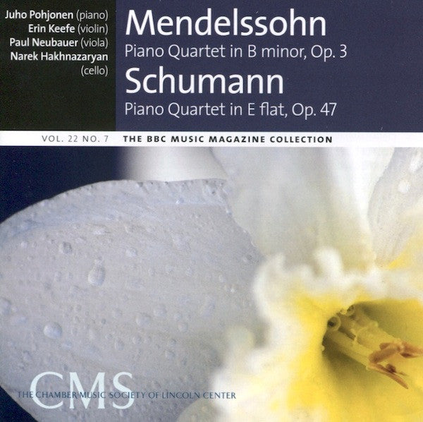 Felix Mendelssohn-Bartholdy, Robert Schumann : Piano Quartet In B Minor, Op. 3 / Piano Quartet In E Flat, Op. 47 (CD)