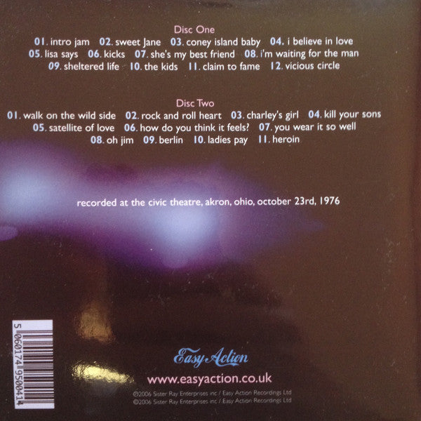 Lou Reed : Thinking Of Another Place (2xCD, Album)