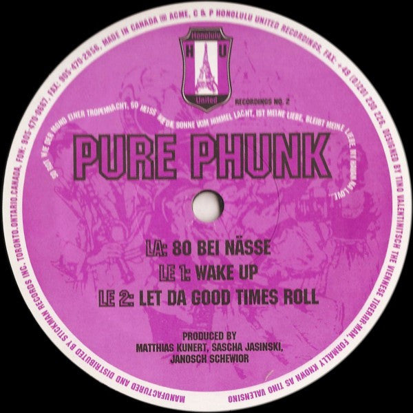 Pure Phunk : Wake Up (12")