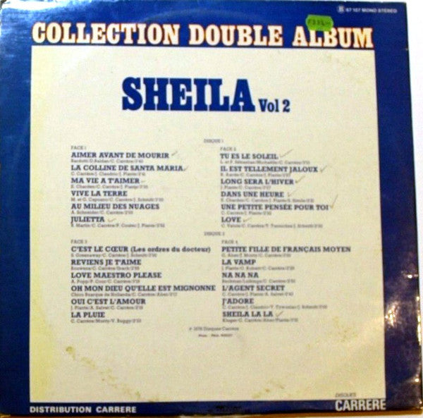 Sheila (5) : Sheila, Vol. 2: Aimer Avant De Mourir (2xLP, Comp)