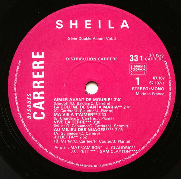 Sheila (5) : Sheila, Vol. 2: Aimer Avant De Mourir (2xLP, Comp)