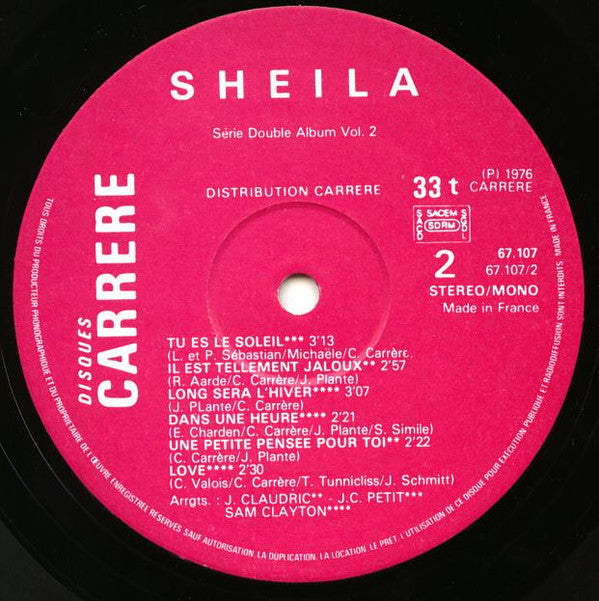 Sheila (5) : Sheila, Vol. 2: Aimer Avant De Mourir (2xLP, Comp)