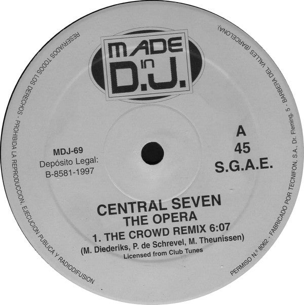 Central Seven : The Opera (12")