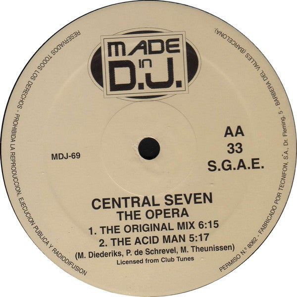 Central Seven : The Opera (12")