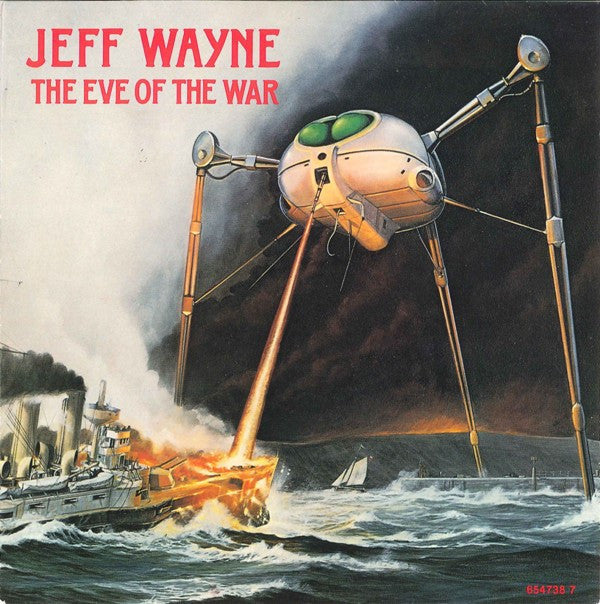 Jeff Wayne : The Eve Of The War (7", Single, RE)