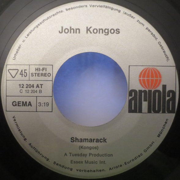 John Kongos : Great White Lady (7", Single)