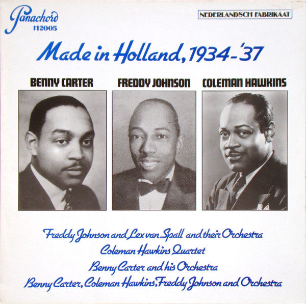 Various : Made In Holland, 1934-'37 (LP, Comp, Mono)