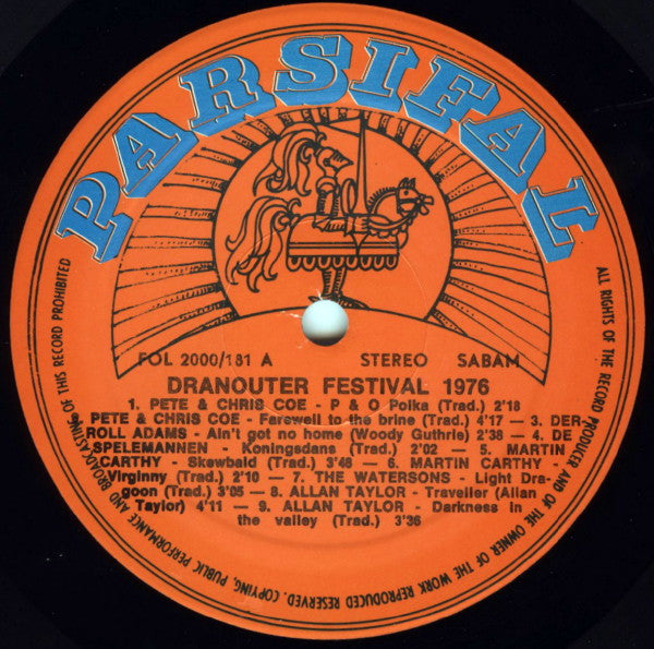 Various : Folkfestival '76 Dranouter (LP)