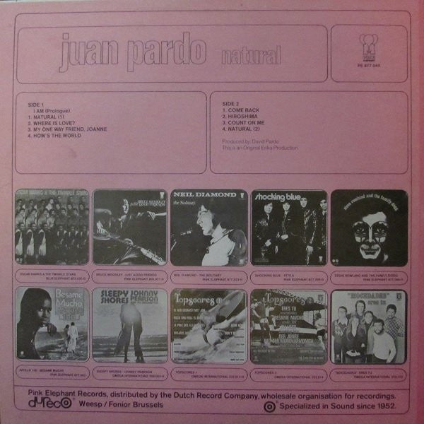 Juan Pardo : Natural (LP, Album)