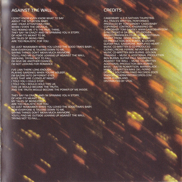 Cagedbaby : Will See You Now (CD, Album)