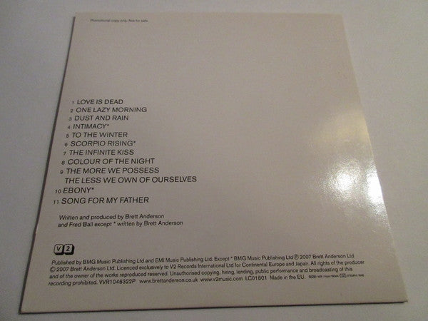 Brett Anderson : Brett Anderson (CD, Album, Promo, Car)