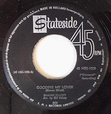 Shawn Elliott : Goodbye My Lover (7", Single)