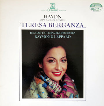 Joseph Haydn, Teresa Berganza, Scottish Chamber Orchestra, Raymond Leppard : Arias - Cantata - Cavatina (LP)