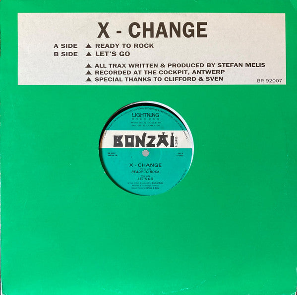 X-Change : Ready To Rock / Let's Go (12")