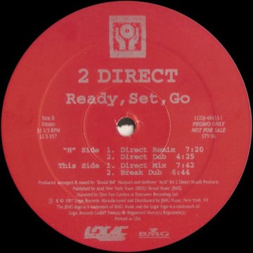 2 Direct : Ready, Set, Go (12", Promo)