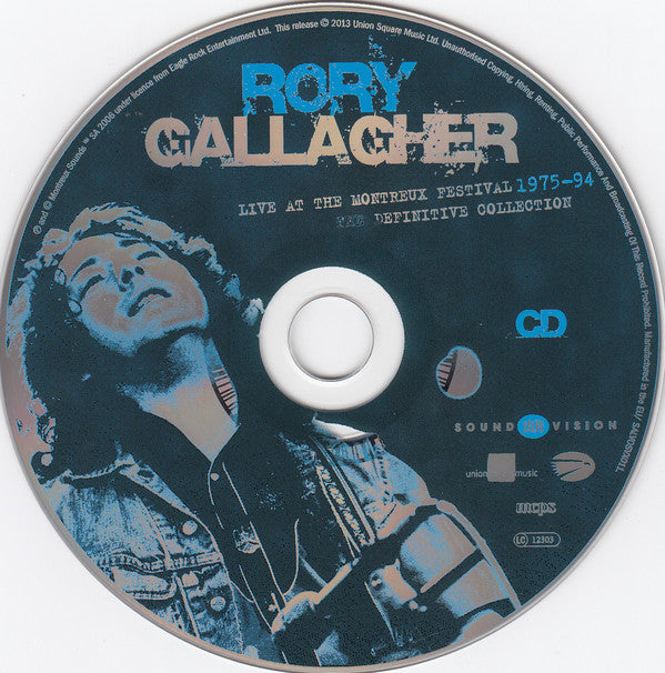 Rory Gallagher : Live At Montreux Festival 1975-94 (CD, Comp + 2xDVD-V)