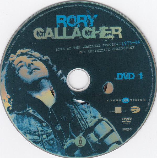 Rory Gallagher : Live At Montreux Festival 1975-94 (CD, Comp + 2xDVD-V)