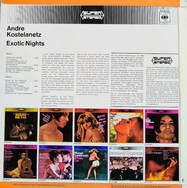 André Kostelanetz : Exotic Nights (LP, Album)