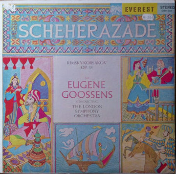 Nikolai Rimsky-Korsakov - Sir Eugene Goossens, London Symphony Orchestra : Scheherazade (Symphonic Suite After "The Thousand Nights And A Night"), Op.35 (LP, Album, RP)