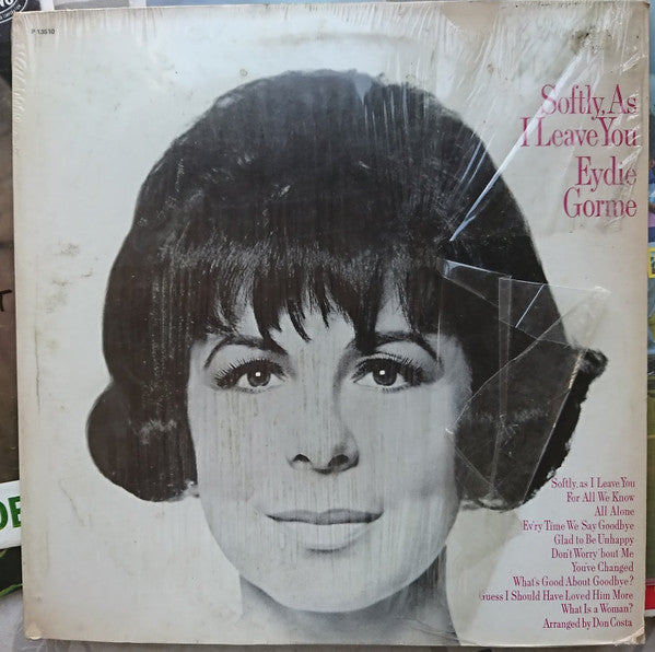 Eydie Gormé : Softly, As I Leave You (LP, Album, RE)