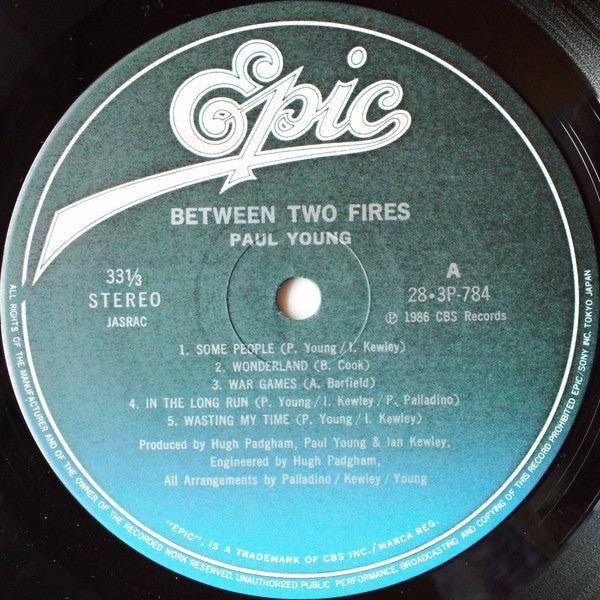 Paul Young : Between Two Fires (LP, Album)