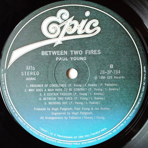Paul Young : Between Two Fires (LP, Album)