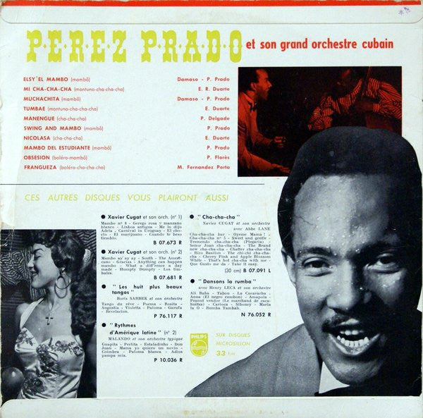 Pantaleón Perez Prado E La Sua Orchestra Cubana : N° 1 - Le Roi Du Mambo Et Du Cha-Cha-Cha (10", Album)