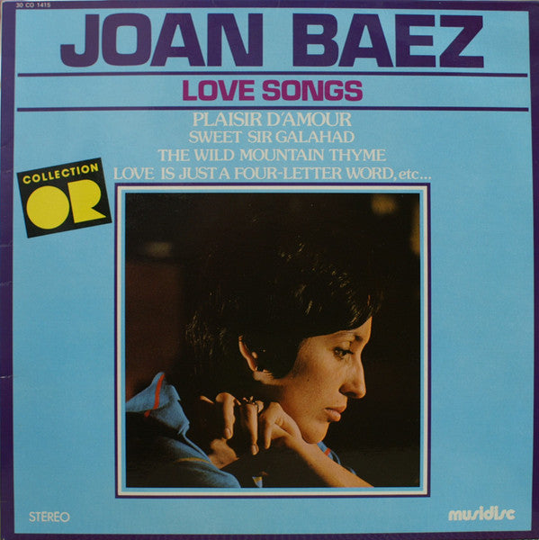 Joan Baez : Love Songs (LP, Comp, RE)