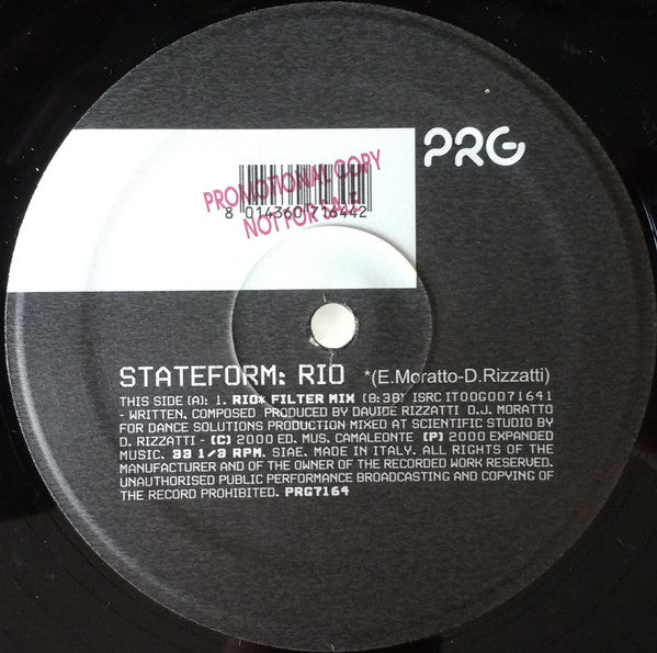 Stateform : Rio (12")